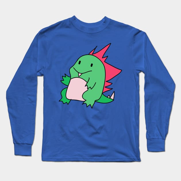 Cute Dinosaur Monster Long Sleeve T-Shirt by saradaboru